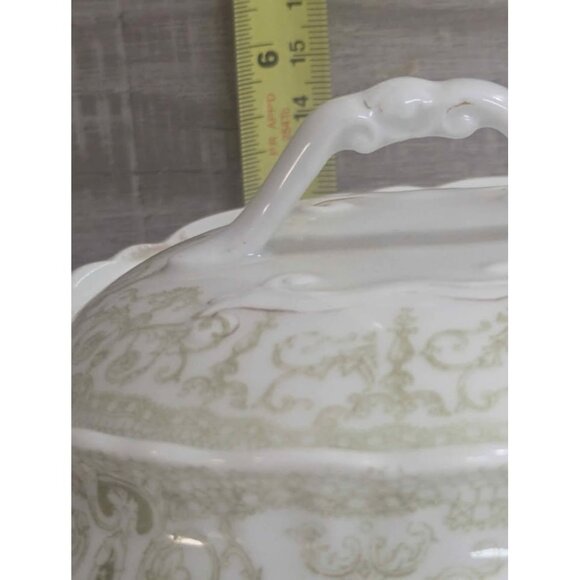 Vintage L Straus & Sons (LS&S) Carlsbad Austria Biscuit Barrel - Picture 4 of 9